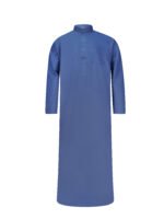 Al Aseel Premium Jubba Royal Blue Colour - Image 3