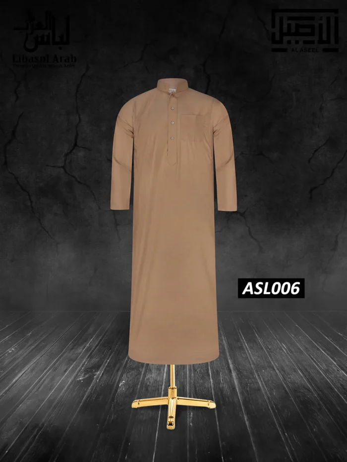 Al Aseel Brown Premium Jubba - Image 1