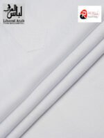Rawat Al Safa High Neck Collar Jubba White Colour - Image 4