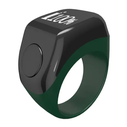 Digital Tasbih | Smart Zikir Ring | Green Colour